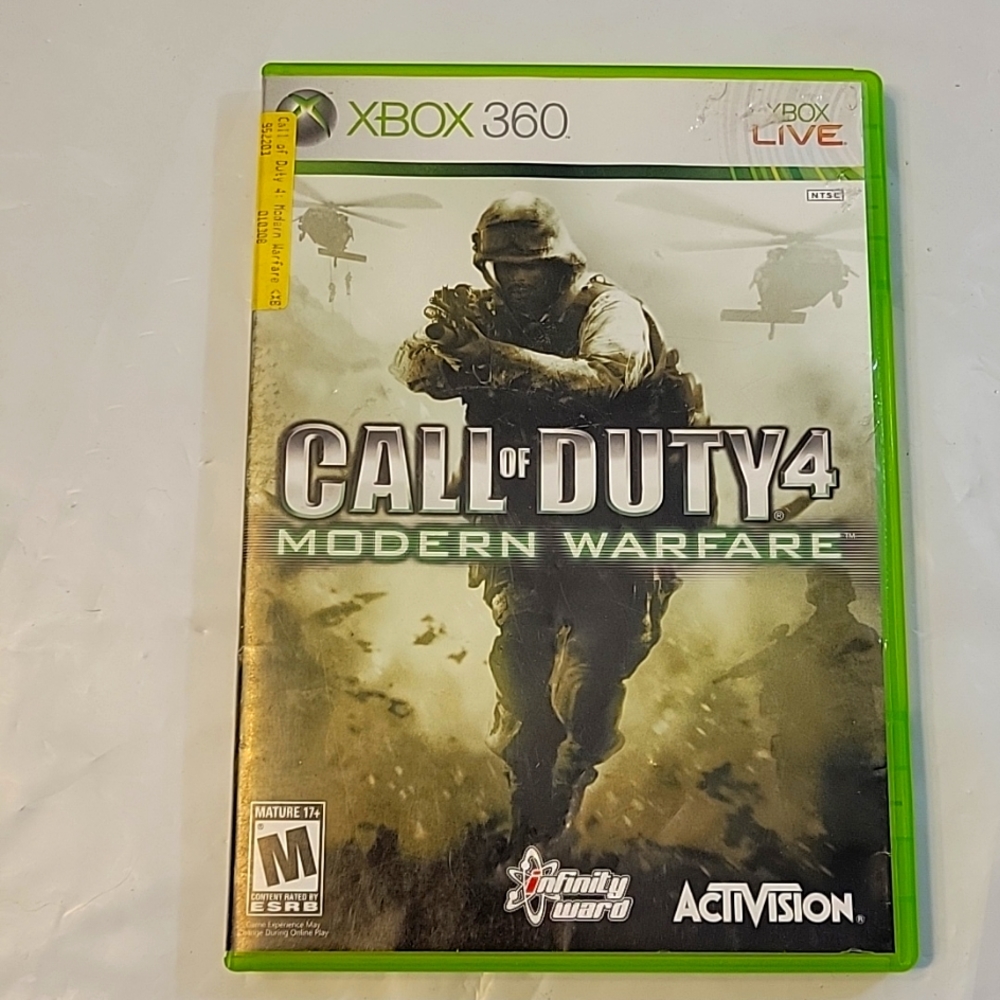 XBOX 360 XBOX 360 Live Call of Duty 4 Modern Warfare  -- ITEM #591